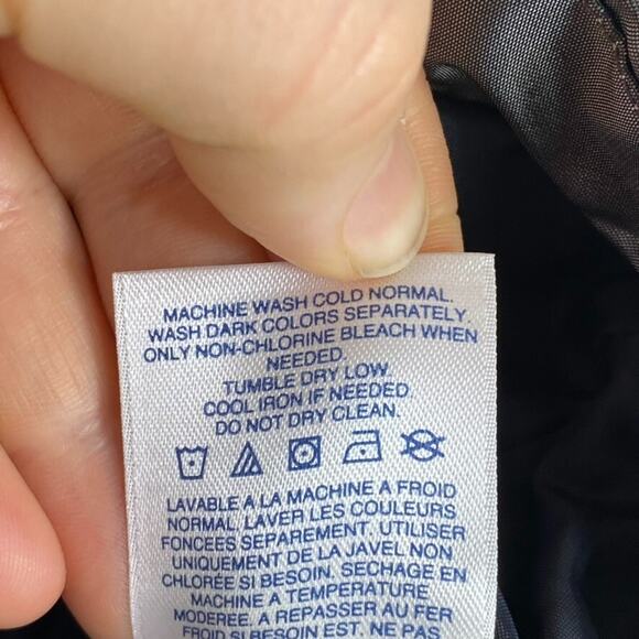 Lands End Womens Quilted Down Puffer Vest Size M Full Zip Mock Neck Outdoors - Picture 7 of 11